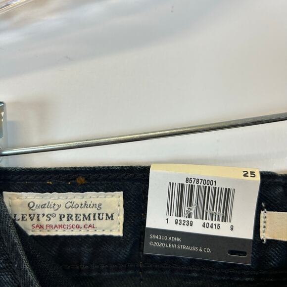 Levi’s 80’s Balloon Black Jeans NWT Women’s Size 25 - Picture 6 of 11